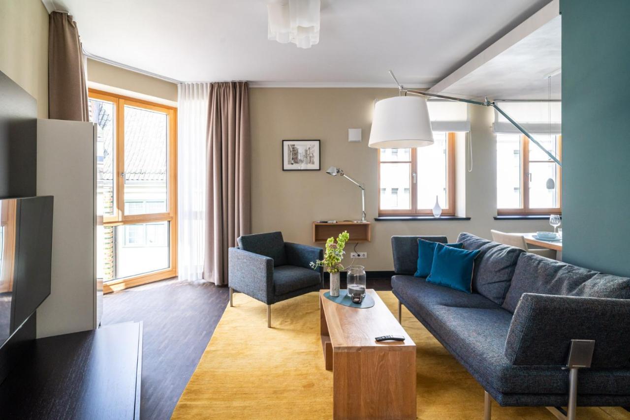 The Green Rostock Apartment Hotel Exterior foto